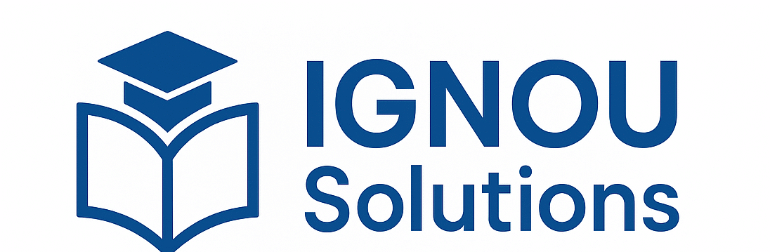 IGNOU SOLUTION