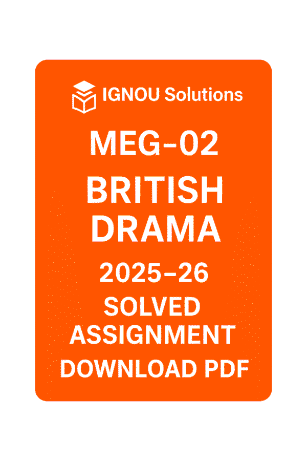 MEG 02 Solved Assignment 2025-26